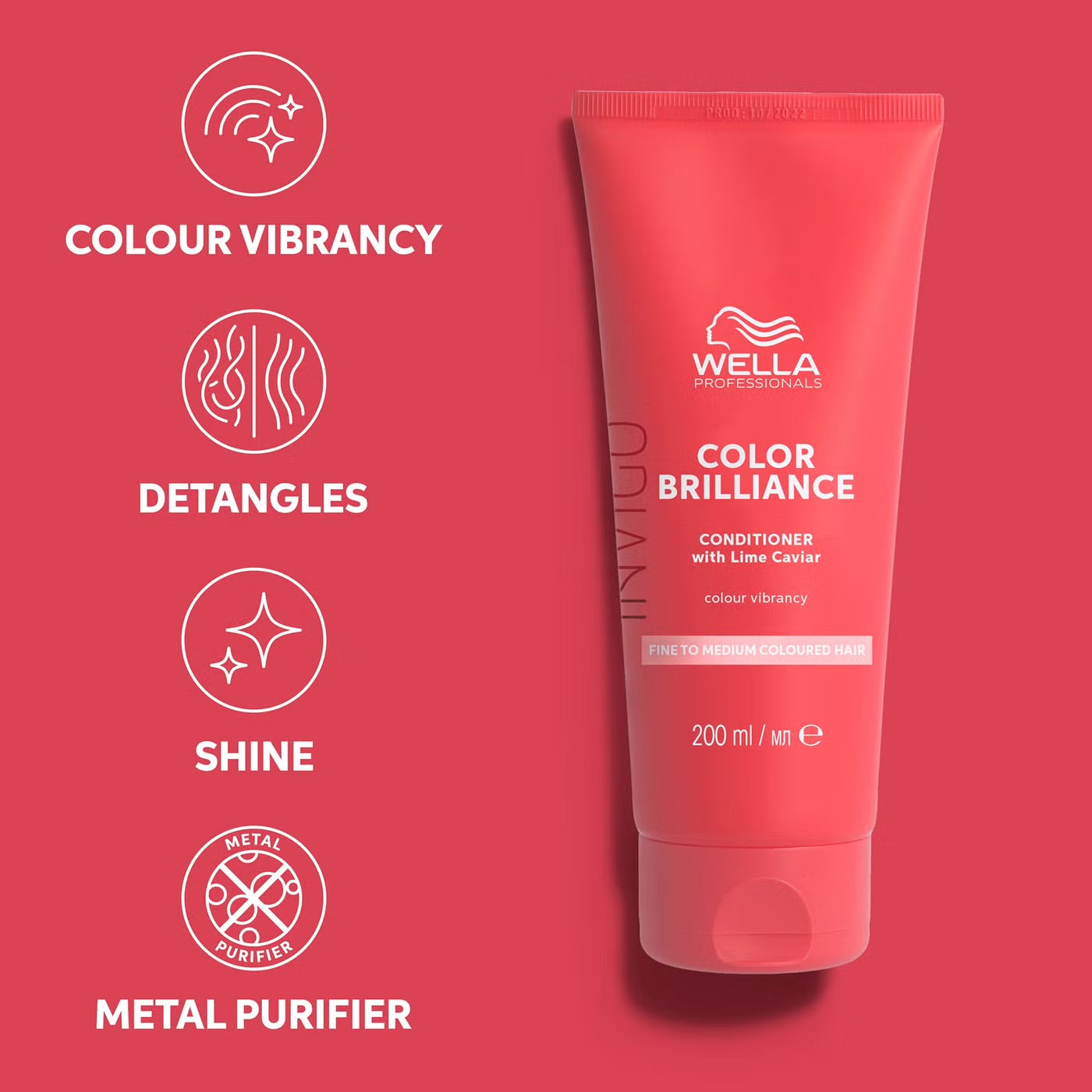 Wella Professionals Invigo Color Brilliance Vibrant Color Conditioner for Fine Hair 200ml