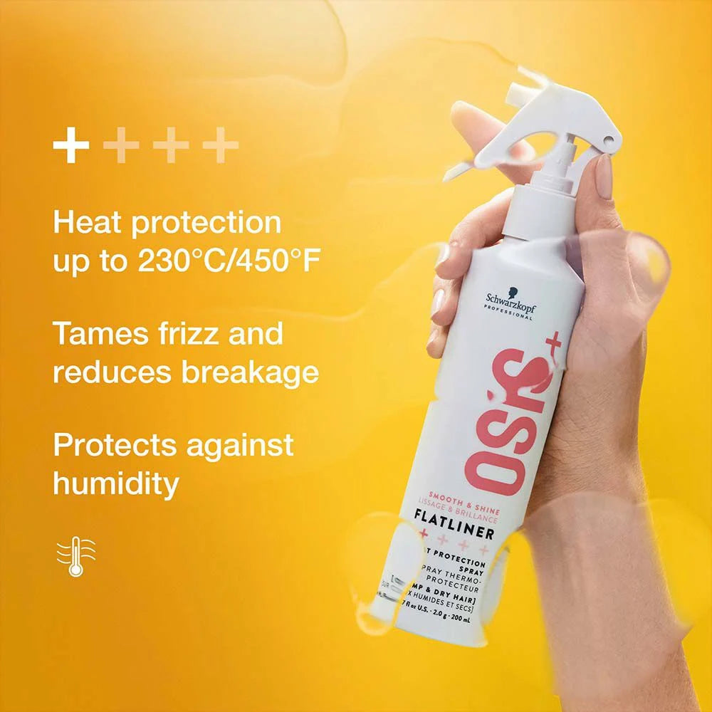 Schwarzkopf Professional OSiS Flatliner Heat Protection Spray 200ml