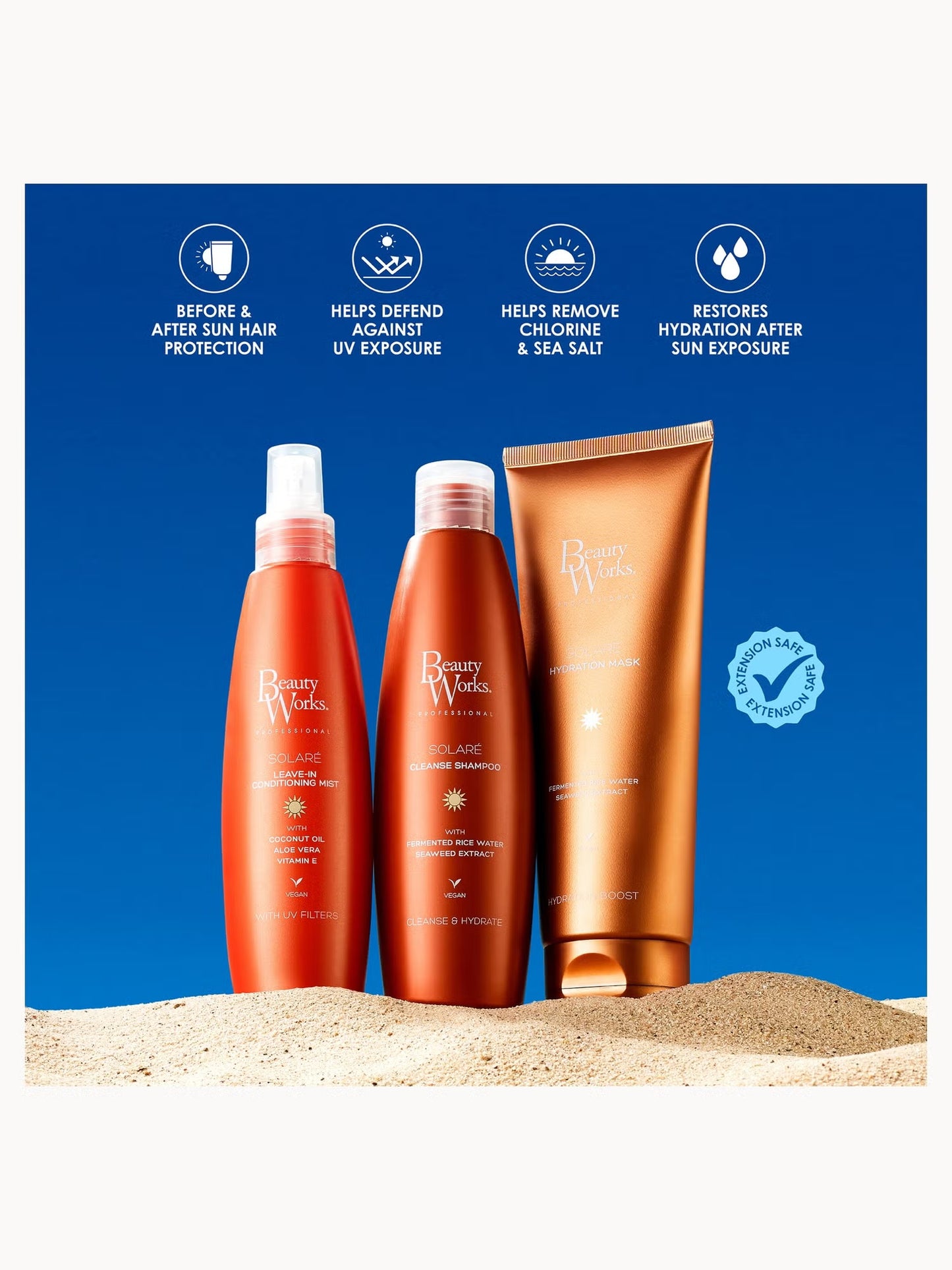 Beauty Works Solaré Jet-Set Sun Care Travel Set (Worth £51)